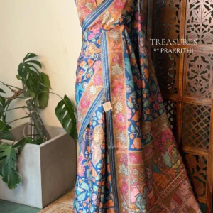 Blue Soft silk saree