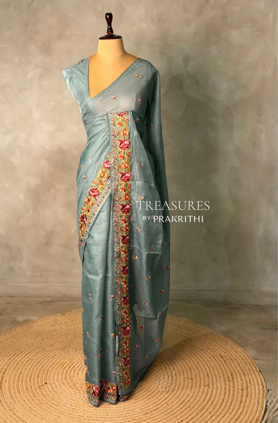 Blue Soft kotta saree